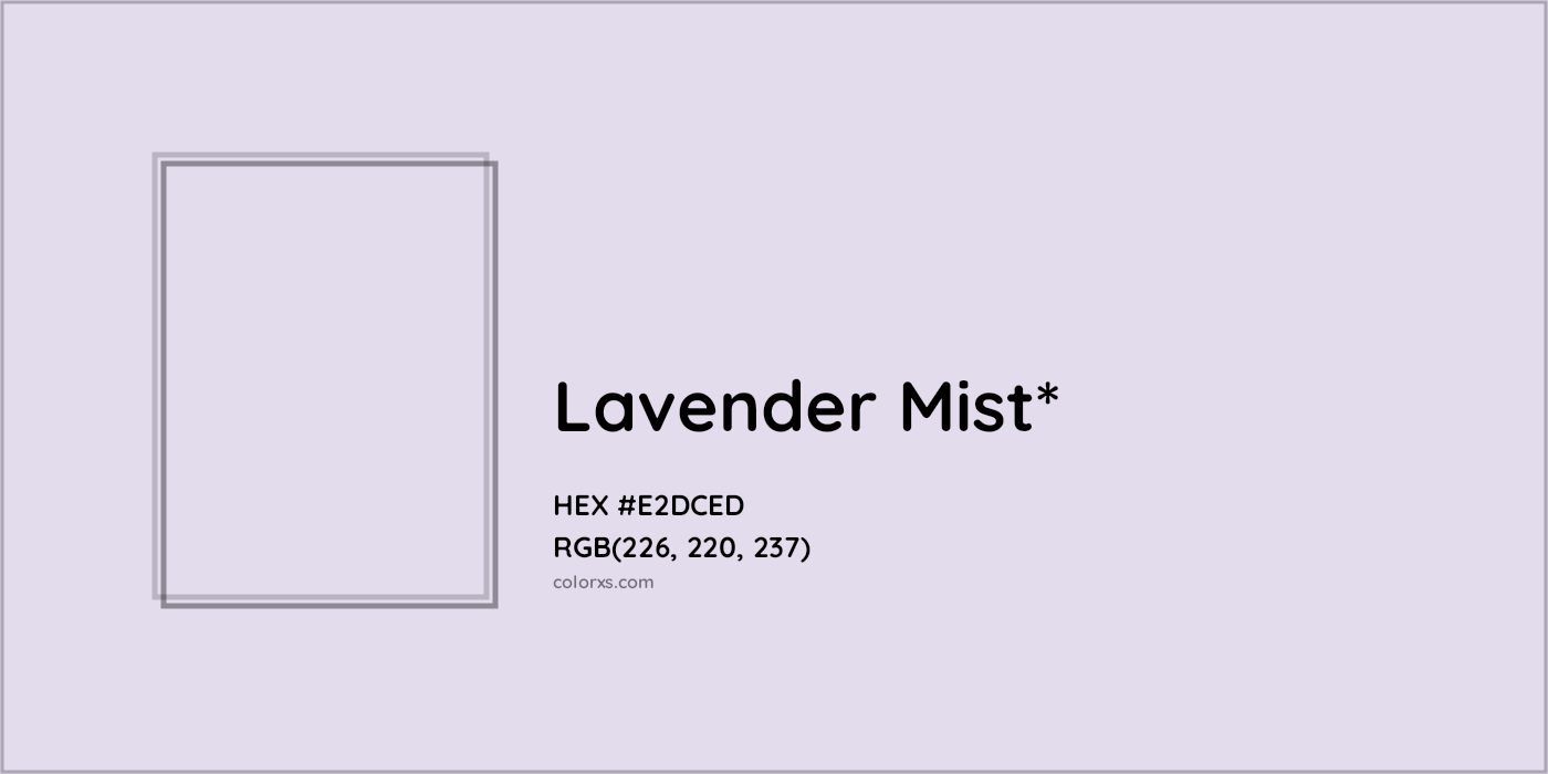 HEX #E2DCED Color Name, Color Code, Palettes, Similar Paints, Images