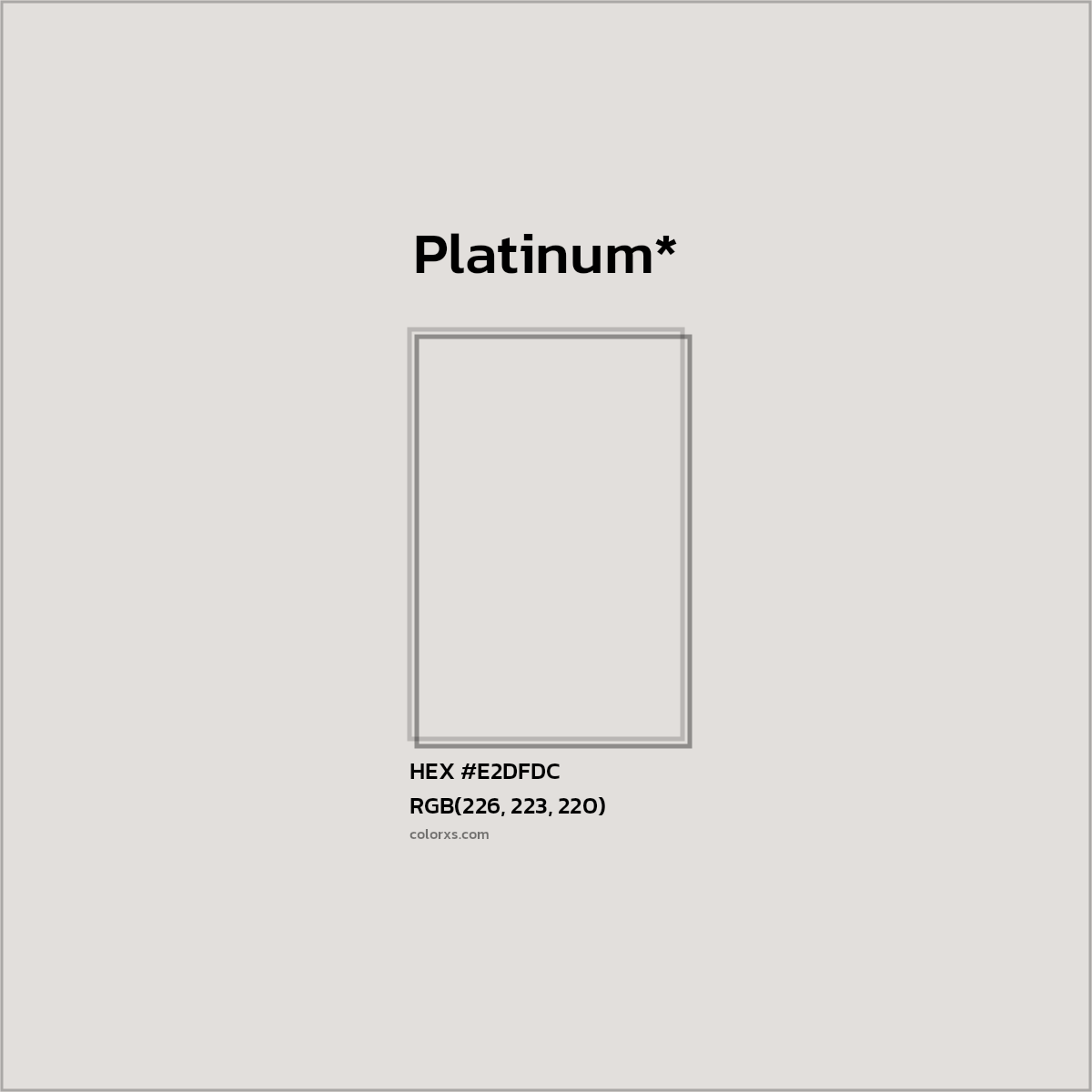 HEX #E2DFDC Color Name, Color Code, Palettes, Similar Paints, Images