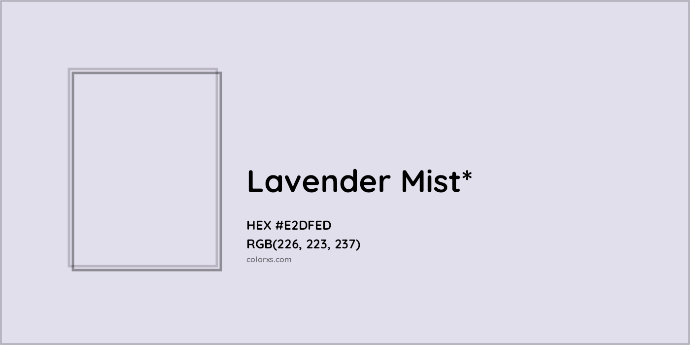 HEX #E2DFED Color Name, Color Code, Palettes, Similar Paints, Images