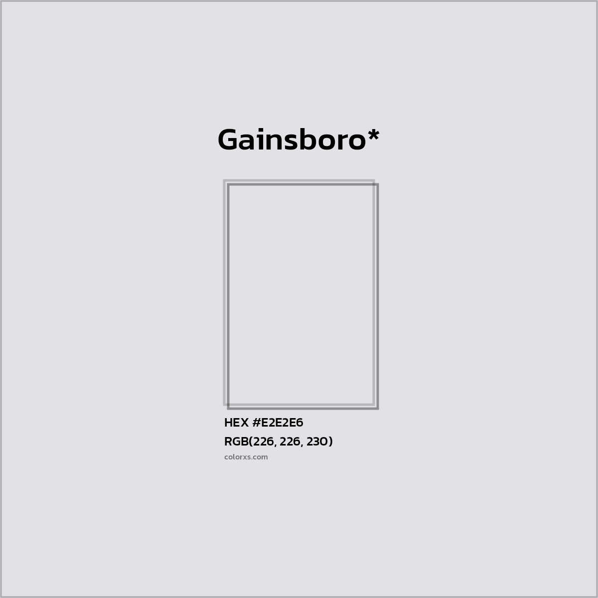 HEX #E2E2E6 Color Name, Color Code, Palettes, Similar Paints, Images
