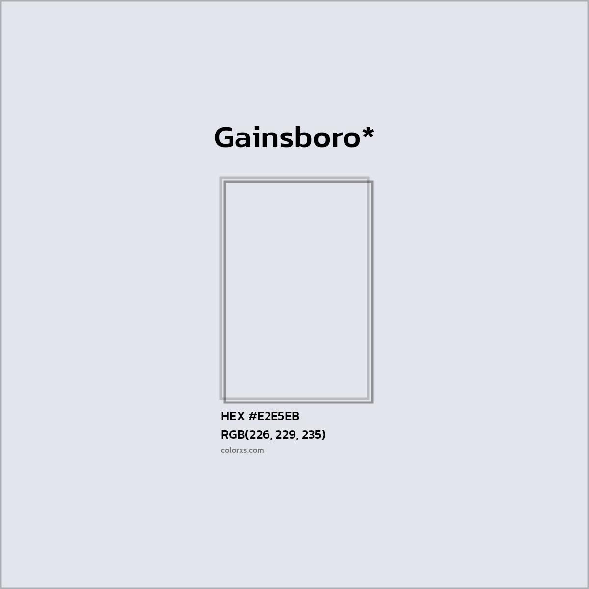 HEX #E2E5EB Color Name, Color Code, Palettes, Similar Paints, Images
