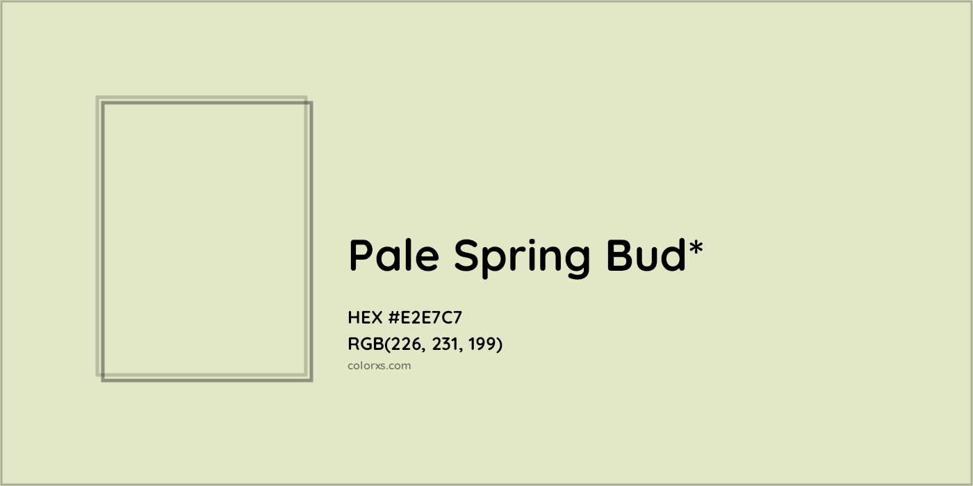 HEX #E2E7C7 Color Name, Color Code, Palettes, Similar Paints, Images