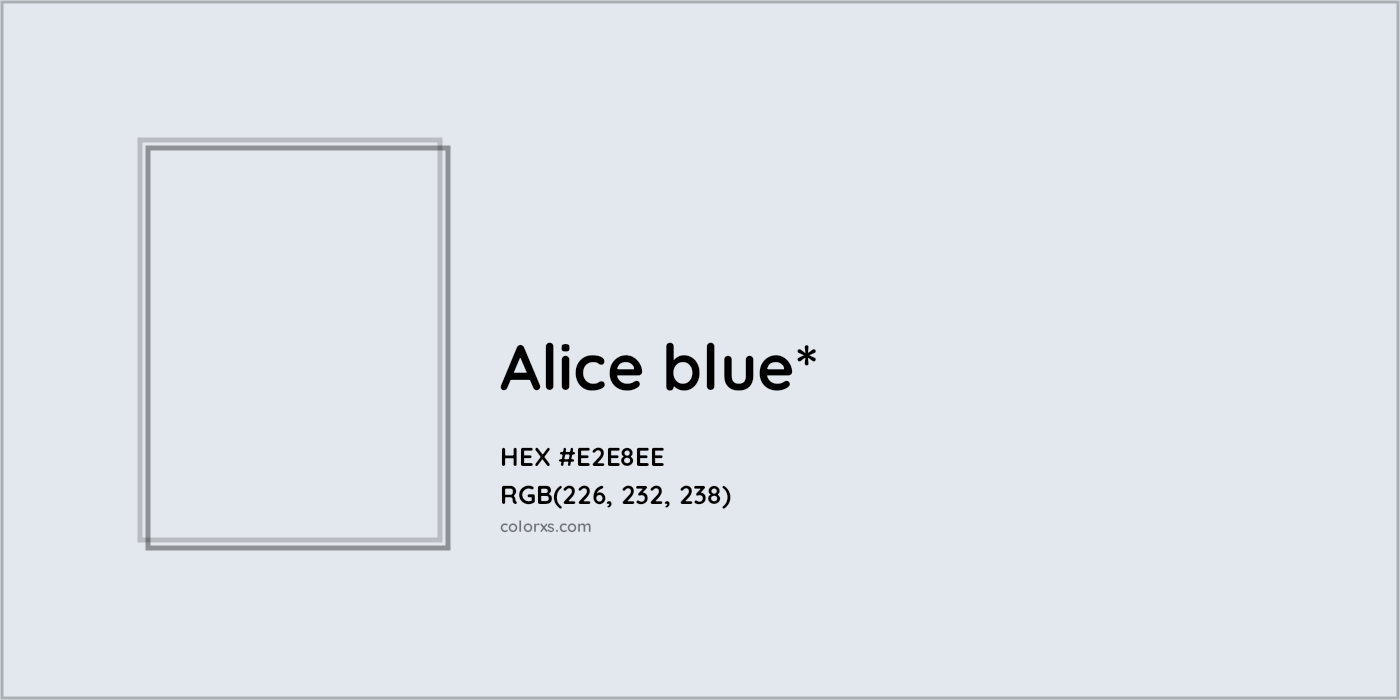 HEX #E2E8EE Color Name, Color Code, Palettes, Similar Paints, Images