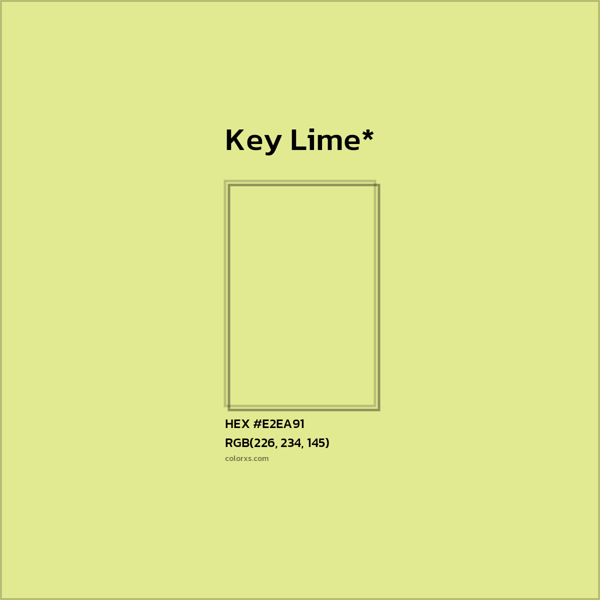 HEX #E2EA91 Color Name, Color Code, Palettes, Similar Paints, Images
