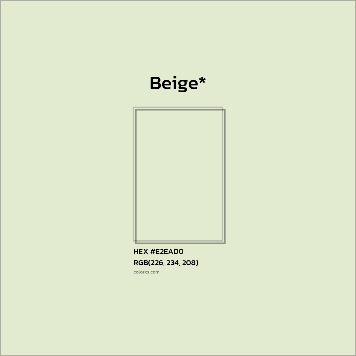 HEX #E2EAD0 Color Name, Color Code, Palettes, Similar Paints, Images