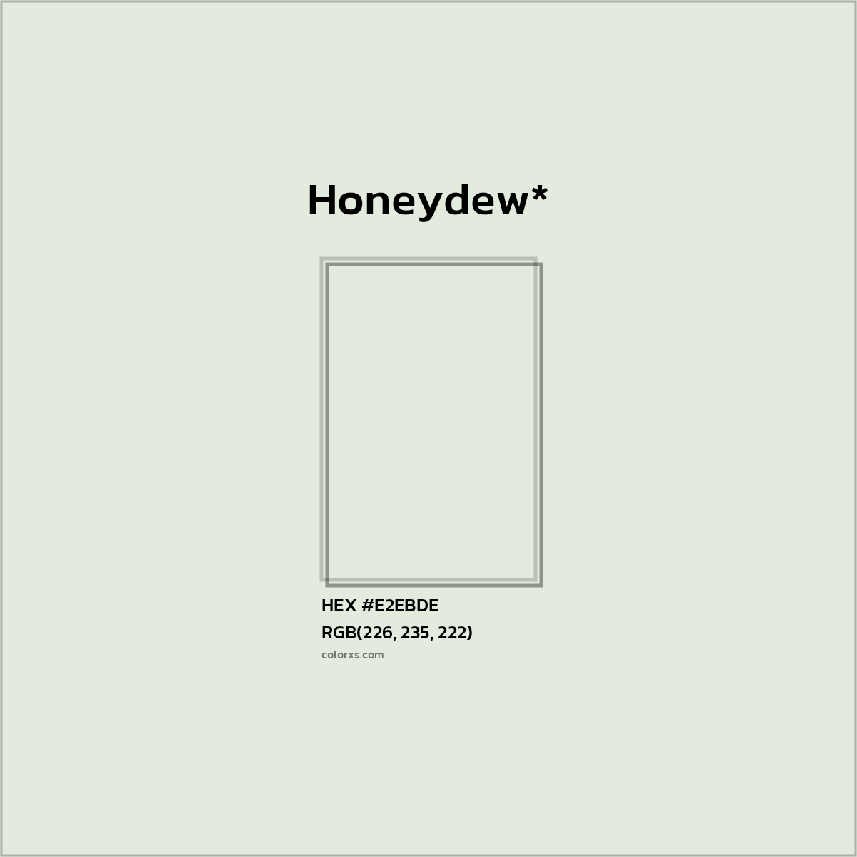 HEX #E2EBDE Color Name, Color Code, Palettes, Similar Paints, Images