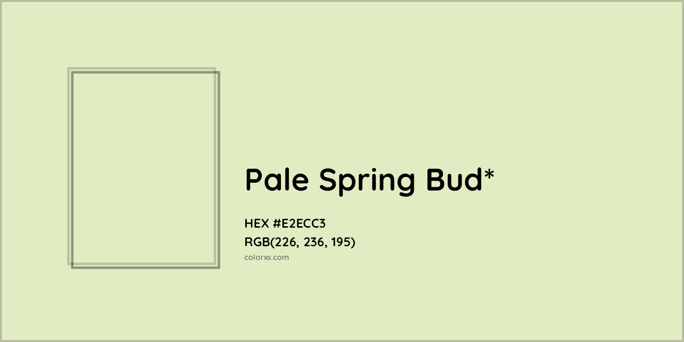 HEX #E2ECC3 Color Name, Color Code, Palettes, Similar Paints, Images