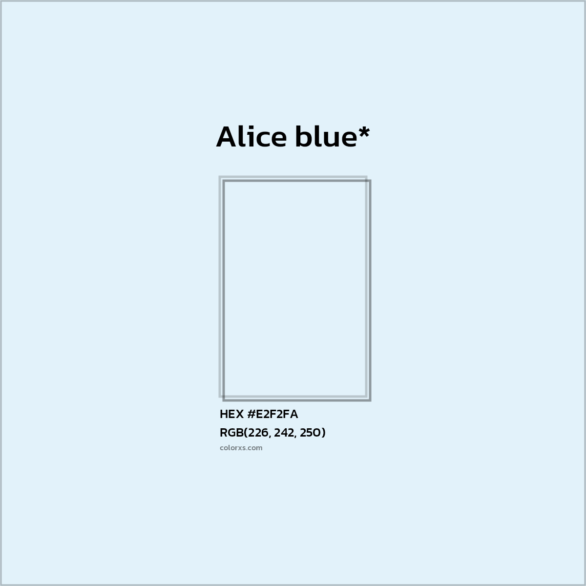 HEX #E2F2FA Color Name, Color Code, Palettes, Similar Paints, Images