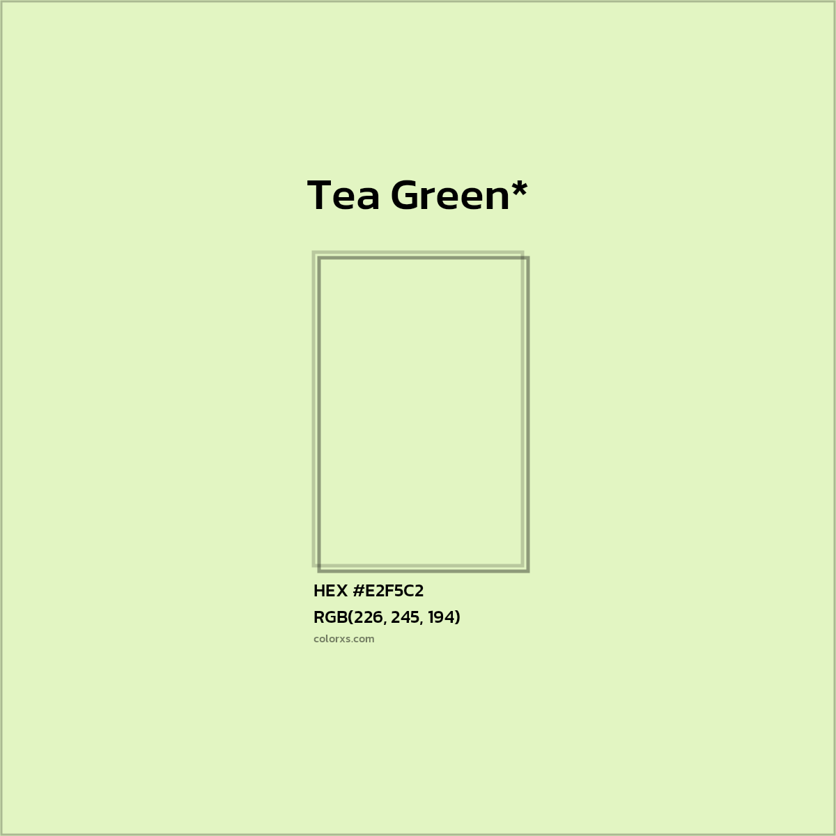 HEX #E2F5C2 Color Name, Color Code, Palettes, Similar Paints, Images