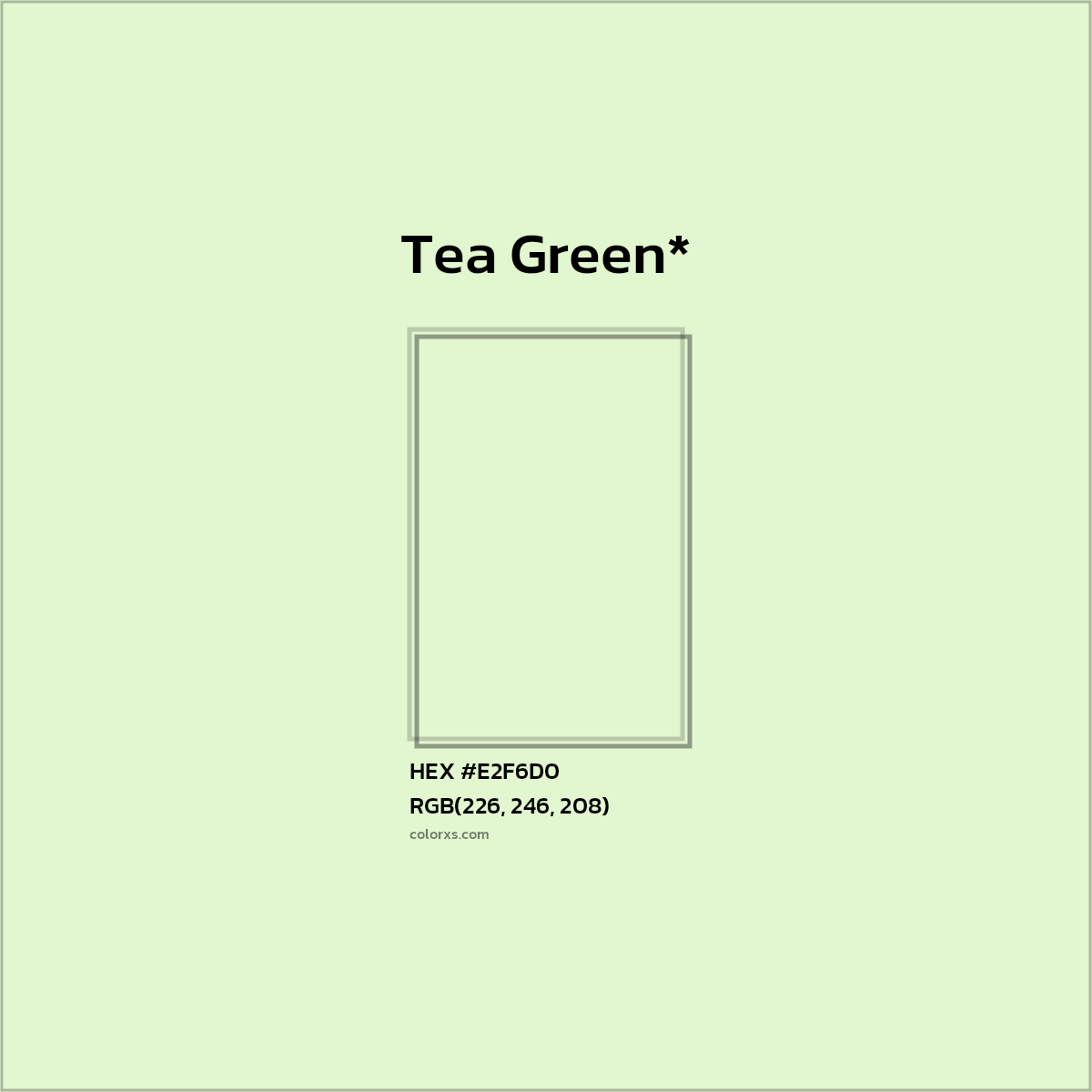 HEX #E2F6D0 Color Name, Color Code, Palettes, Similar Paints, Images
