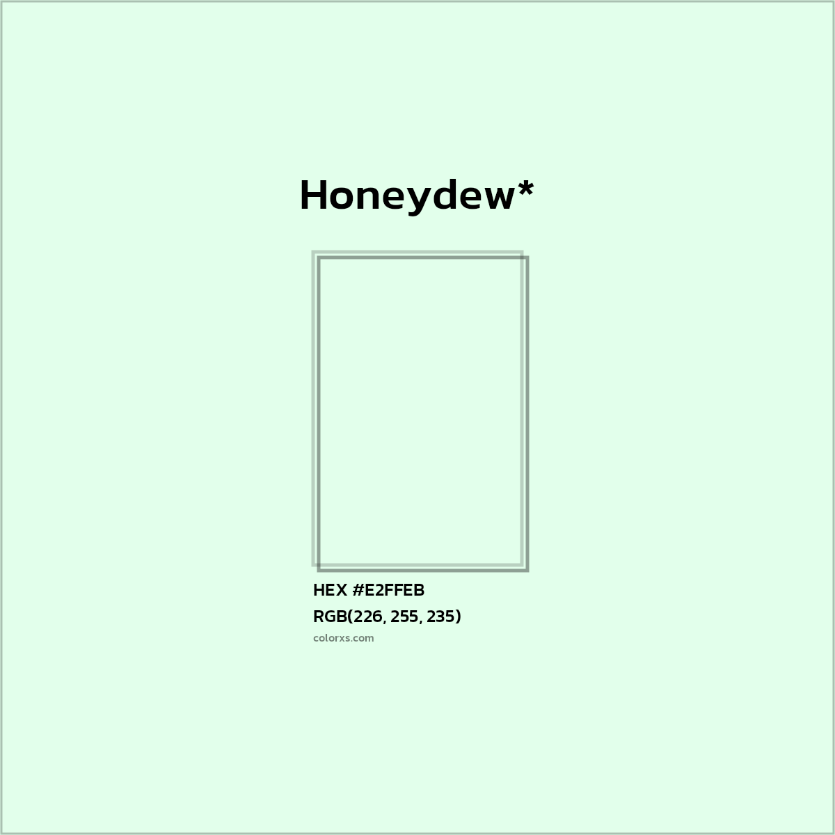 HEX #E2FFEB Color Name, Color Code, Palettes, Similar Paints, Images