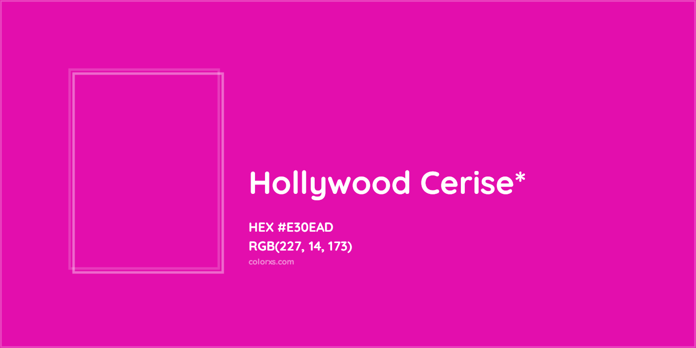 HEX #E30EAD Color Name, Color Code, Palettes, Similar Paints, Images