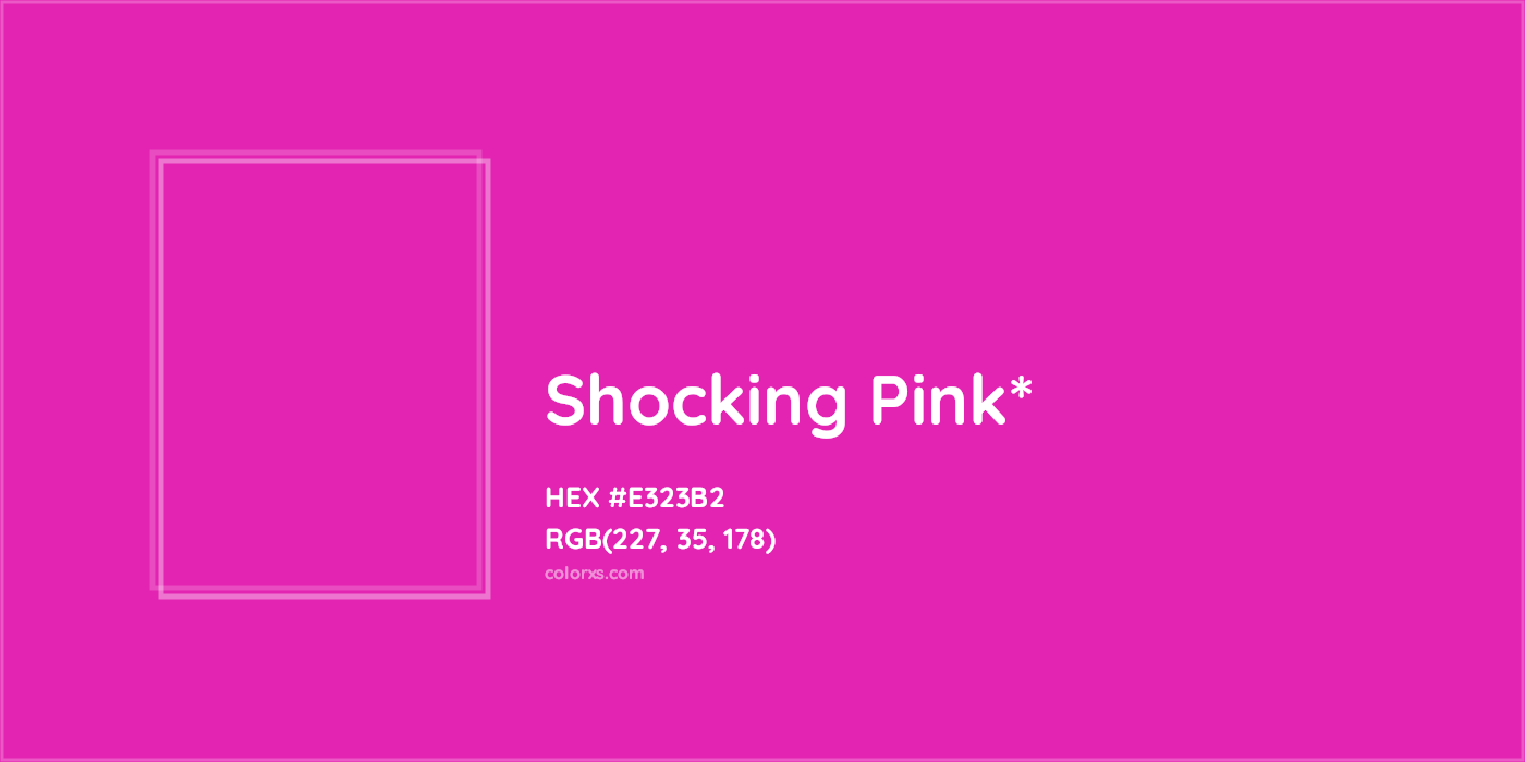 HEX #E323B2 Color Name, Color Code, Palettes, Similar Paints, Images