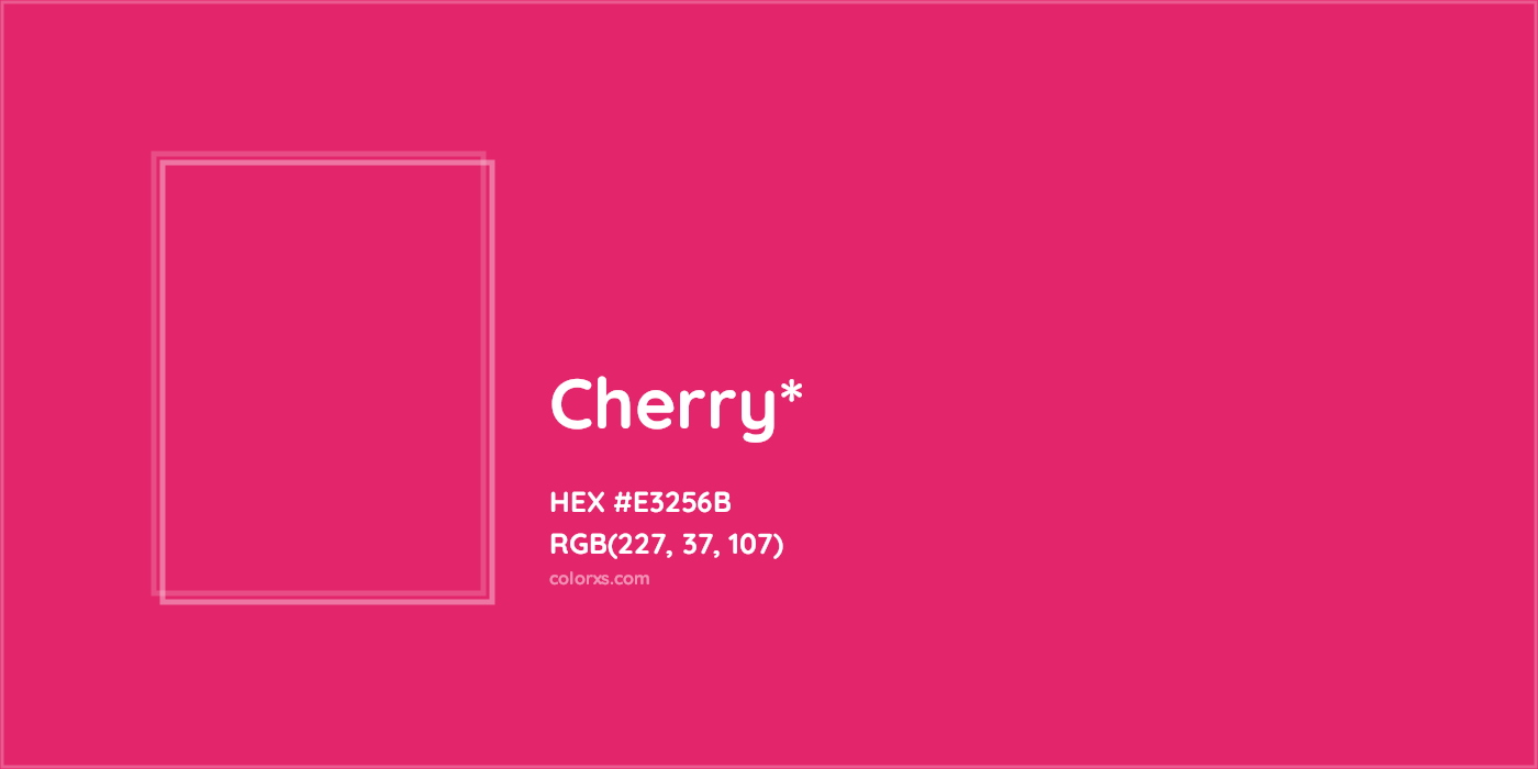 HEX #E3256B Color Name, Color Code, Palettes, Similar Paints, Images