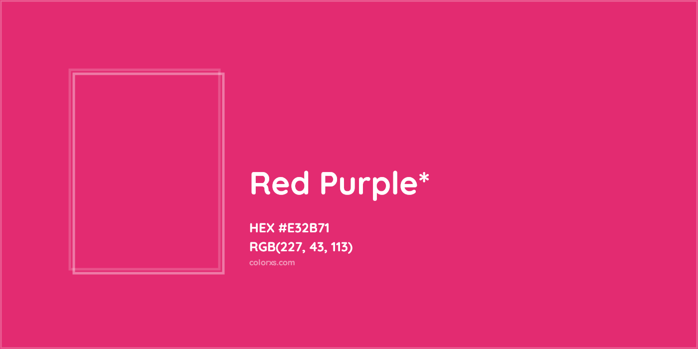 HEX #E32B71 Color Name, Color Code, Palettes, Similar Paints, Images