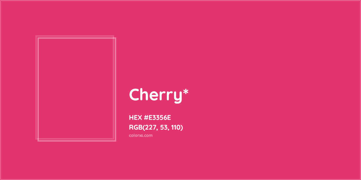 HEX #E3356E Color Name, Color Code, Palettes, Similar Paints, Images