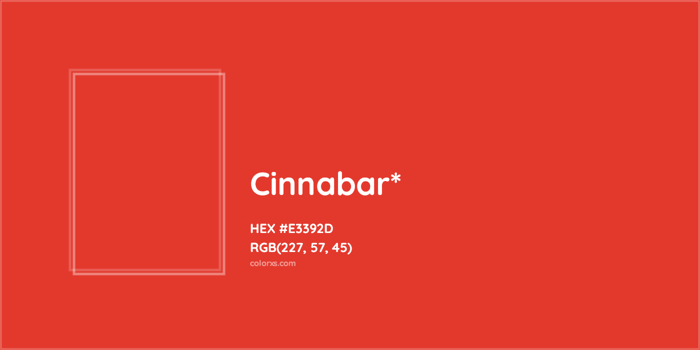 HEX #E3392D Color Name, Color Code, Palettes, Similar Paints, Images