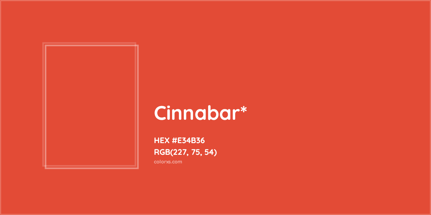 HEX #E34B36 Color Name, Color Code, Palettes, Similar Paints, Images