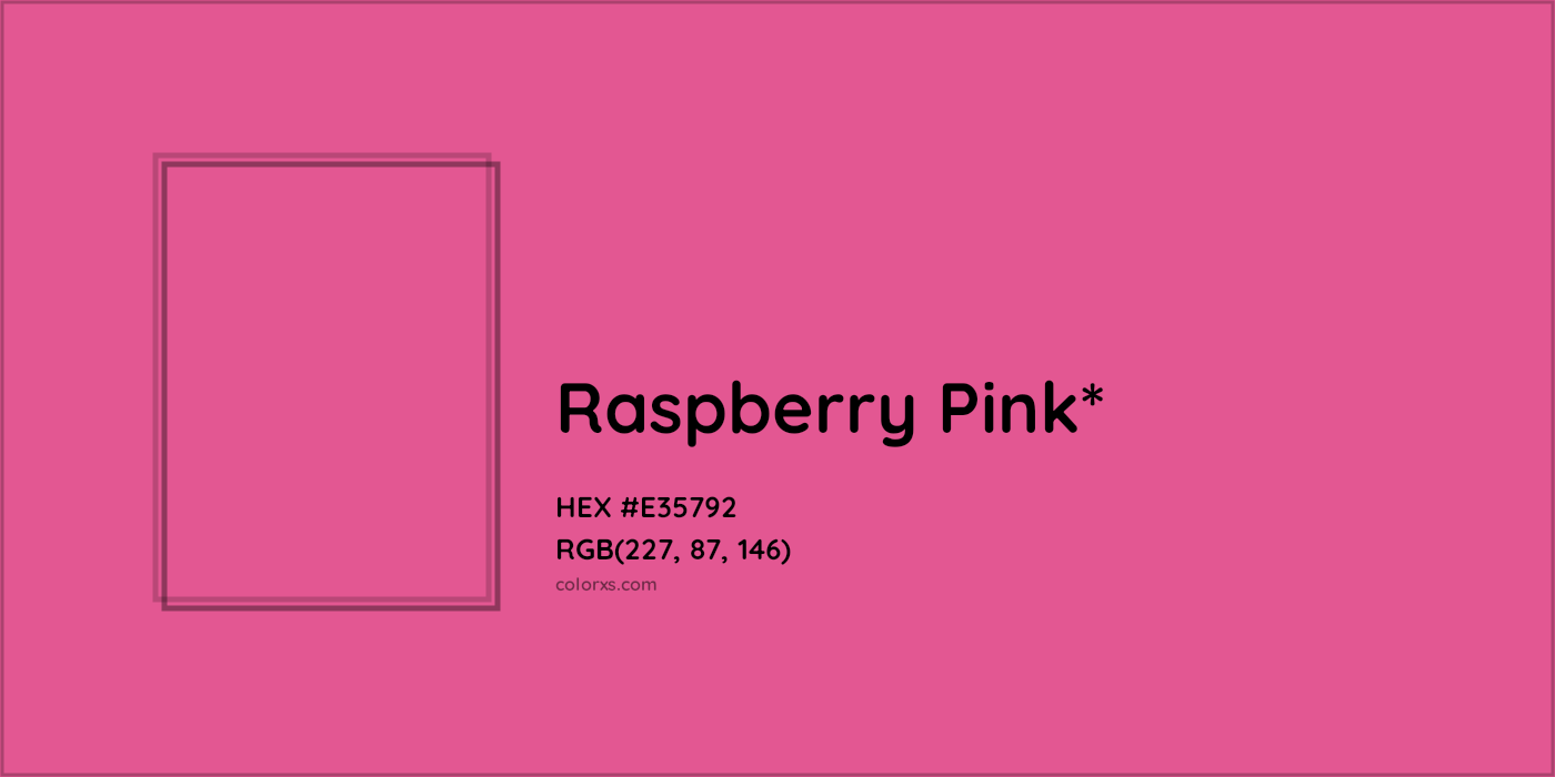 HEX #E35792 Color Name, Color Code, Palettes, Similar Paints, Images