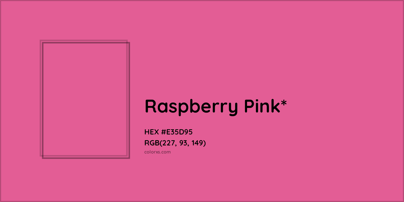 HEX #E35D95 Color Name, Color Code, Palettes, Similar Paints, Images