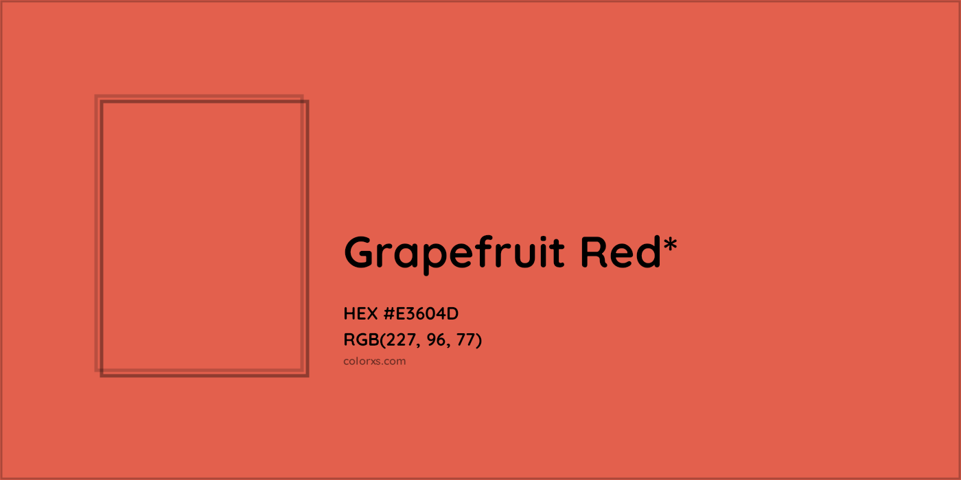 HEX #E3604D Color Name, Color Code, Palettes, Similar Paints, Images