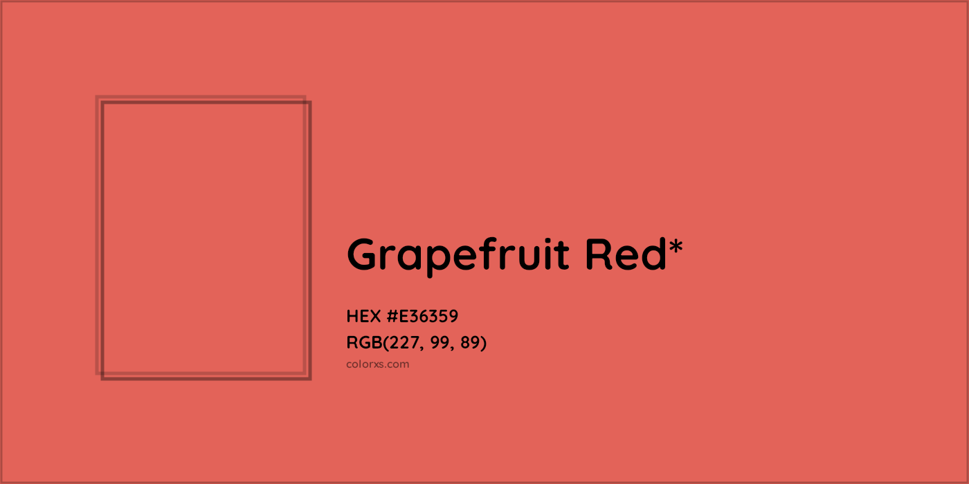 HEX #E36359 Color Name, Color Code, Palettes, Similar Paints, Images