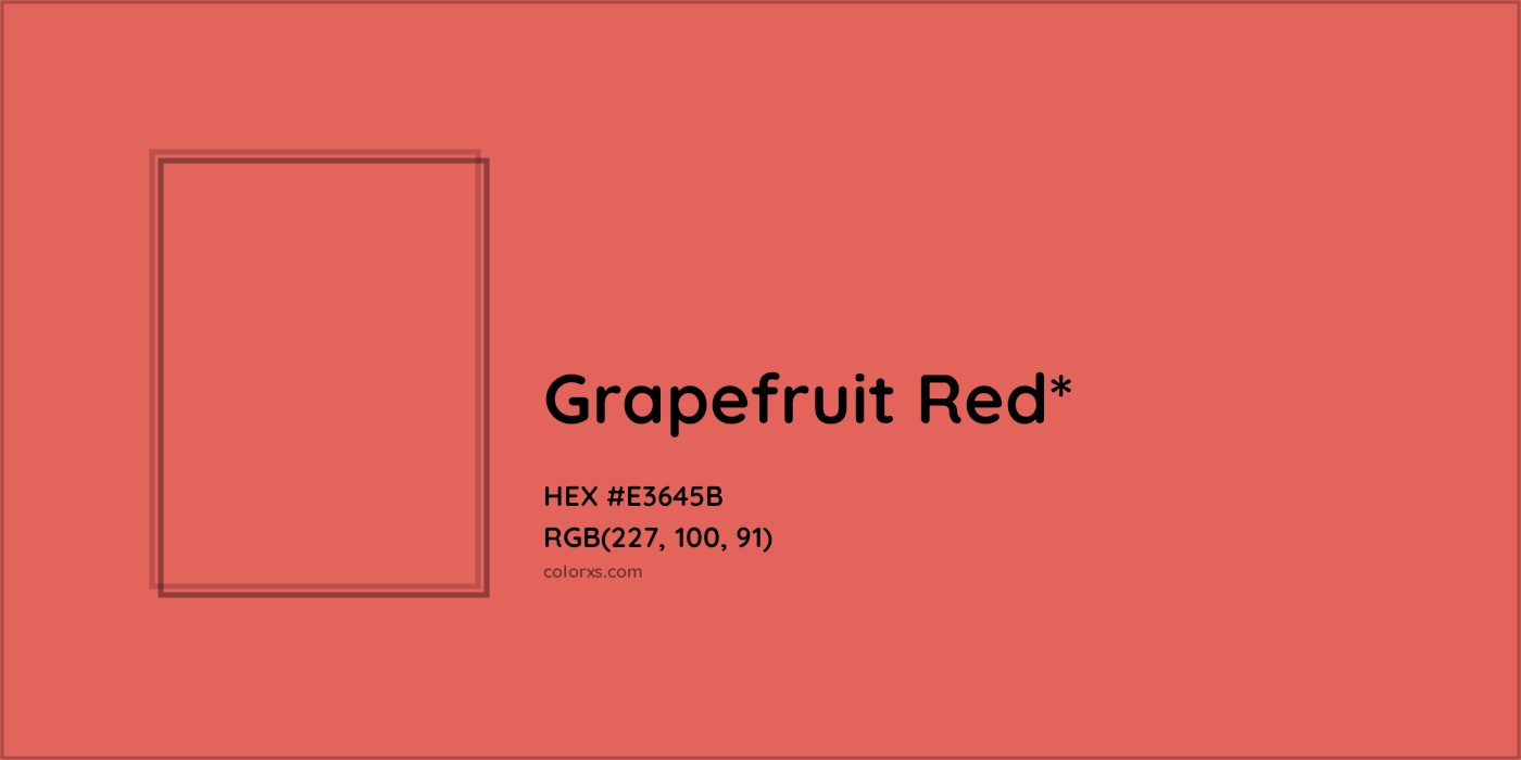 HEX #E3645B Color Name, Color Code, Palettes, Similar Paints, Images