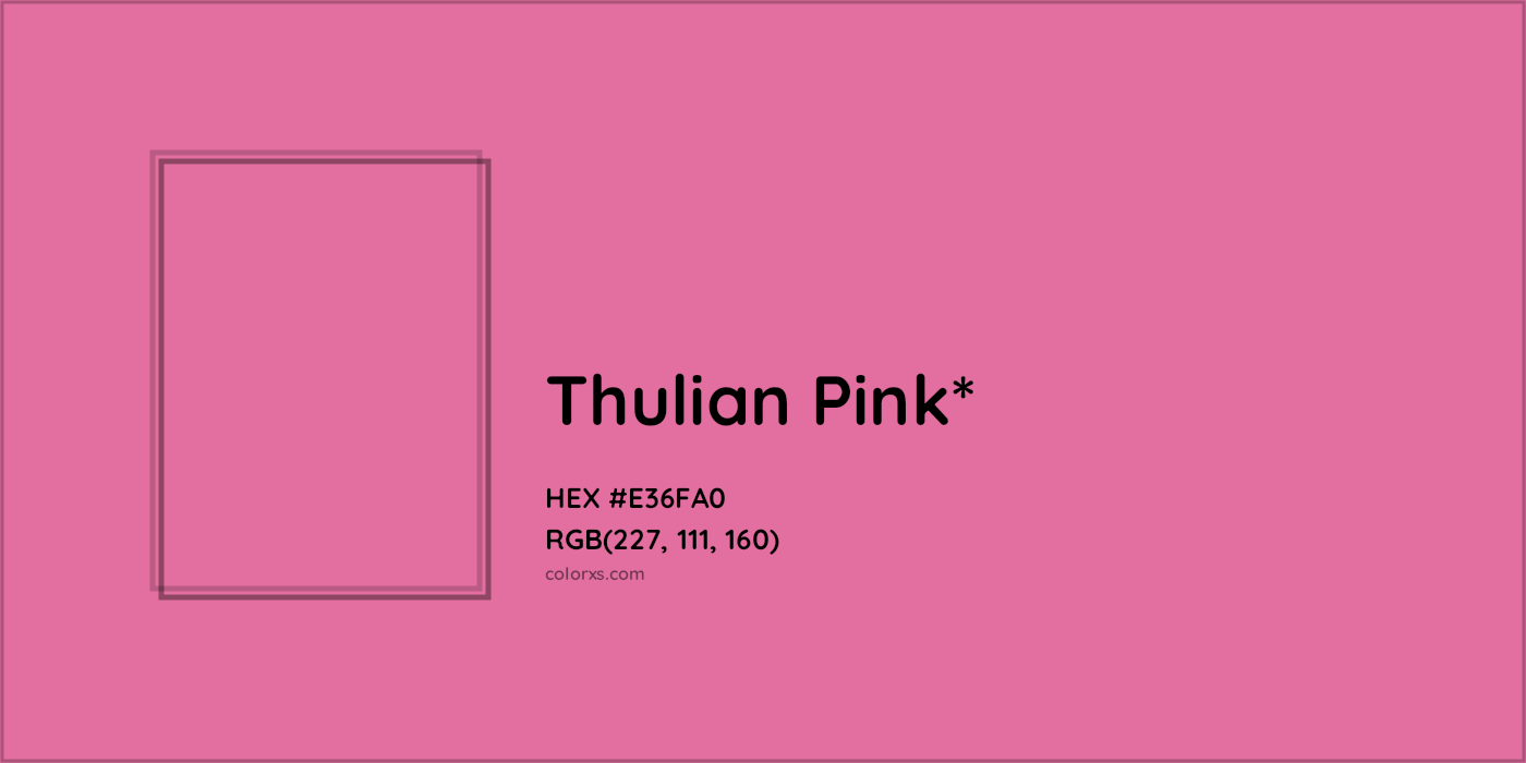 HEX #E36FA0 Color Name, Color Code, Palettes, Similar Paints, Images