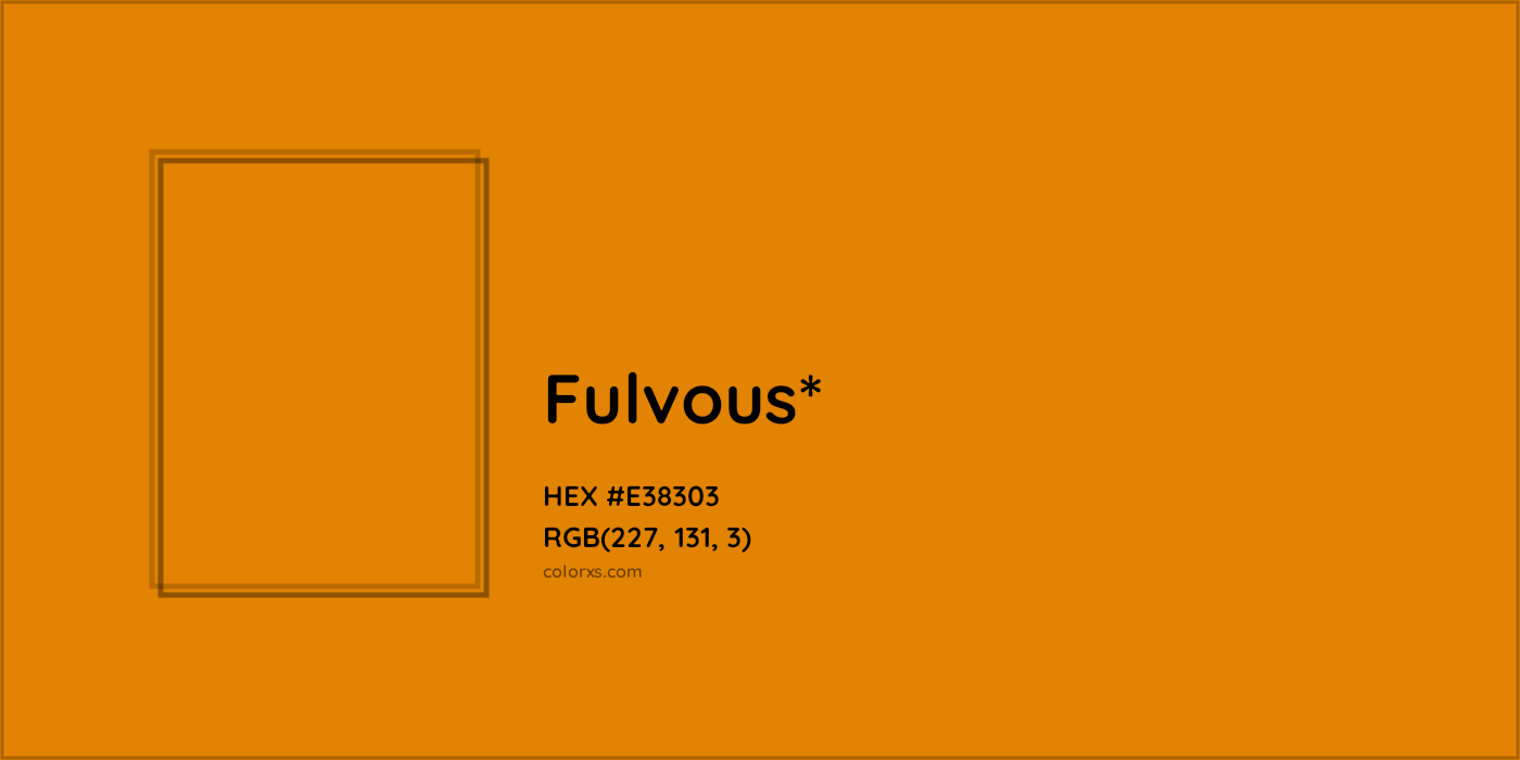 HEX #E38303 Color Name, Color Code, Palettes, Similar Paints, Images