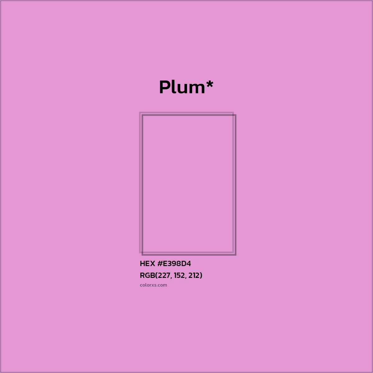 HEX #E398D4 Color Name, Color Code, Palettes, Similar Paints, Images