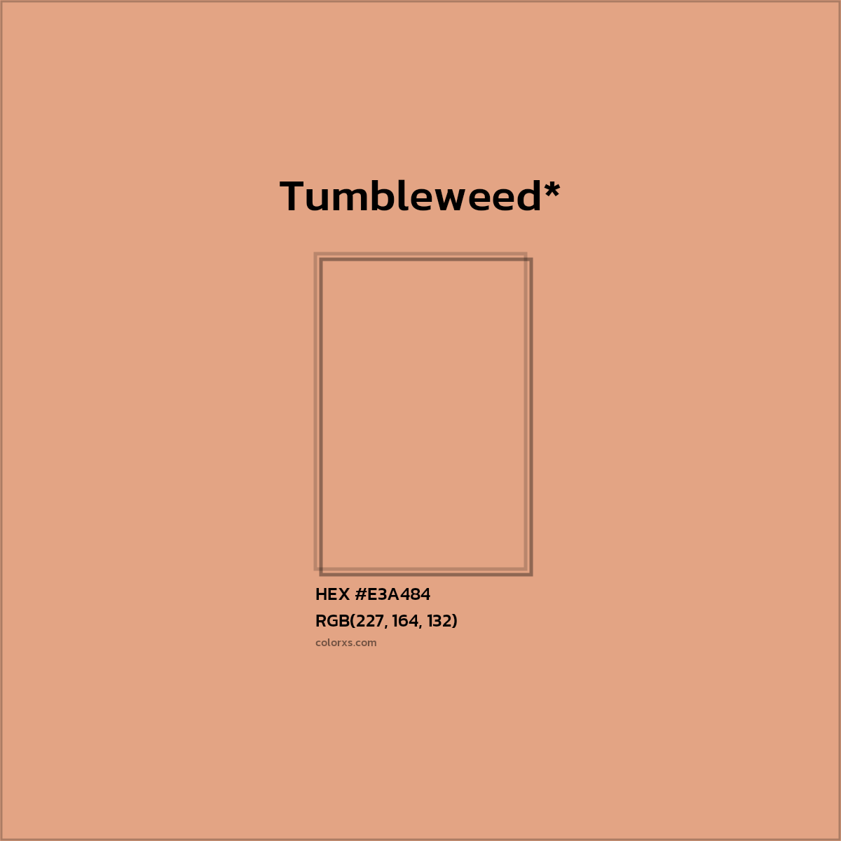 HEX #E3A484 Color Name, Color Code, Palettes, Similar Paints, Images