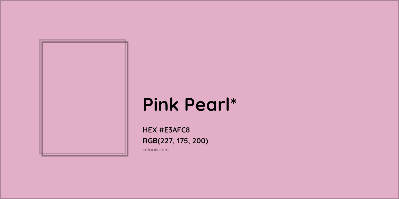 HEX #E3AFC8 Color Name, Color Code, Palettes, Similar Paints, Images