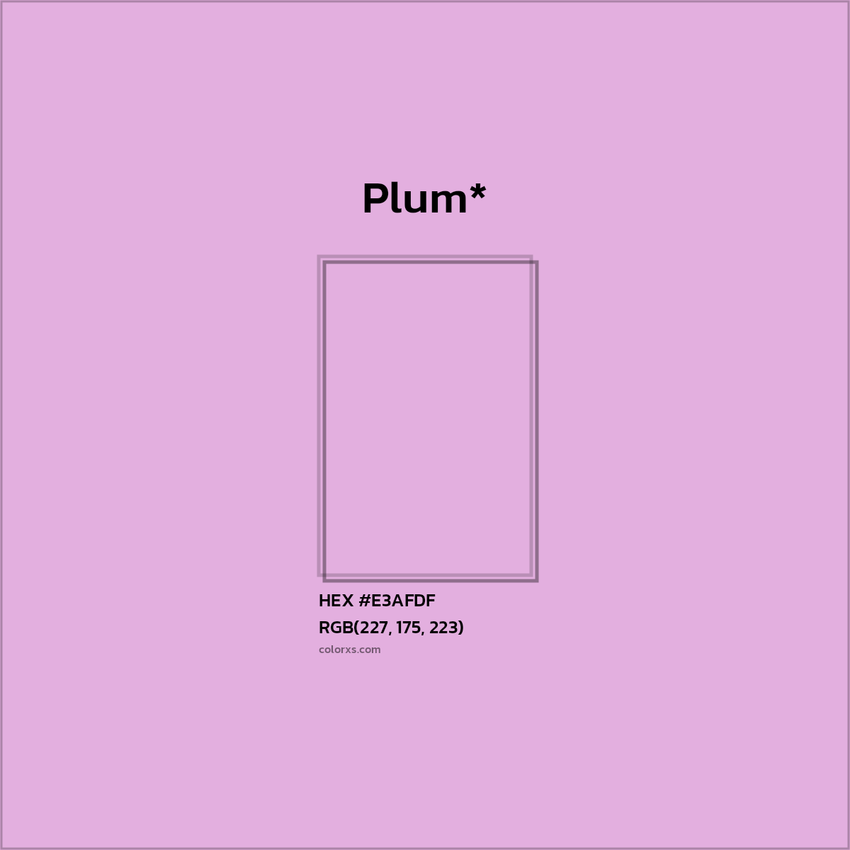 HEX #E3AFDF Color Name, Color Code, Palettes, Similar Paints, Images