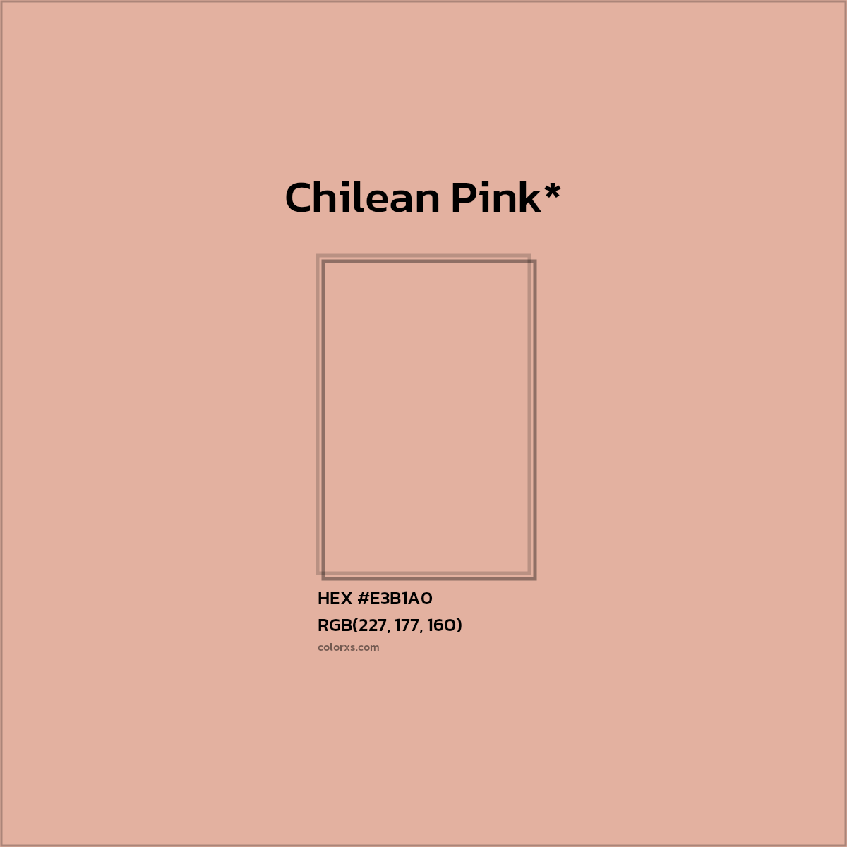 HEX #E3B1A0 Color Name, Color Code, Palettes, Similar Paints, Images
