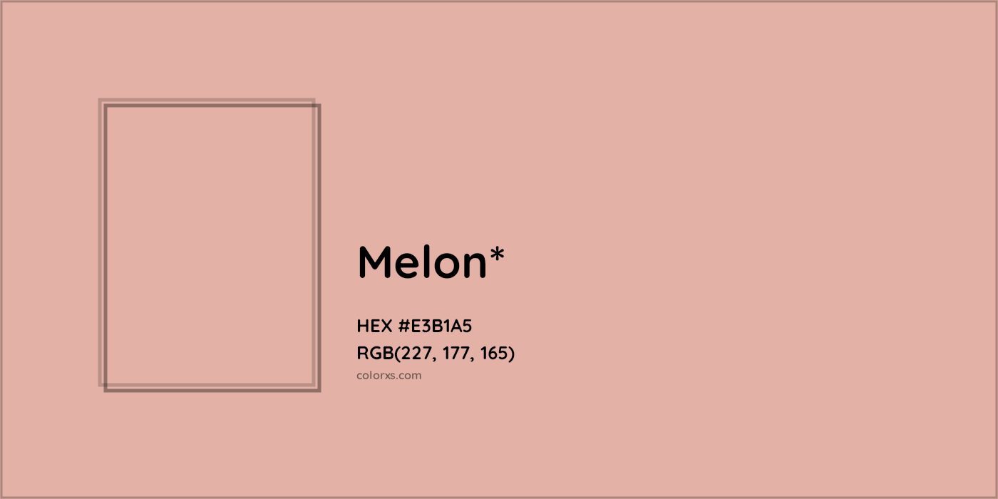 HEX #E3B1A5 Color Name, Color Code, Palettes, Similar Paints, Images