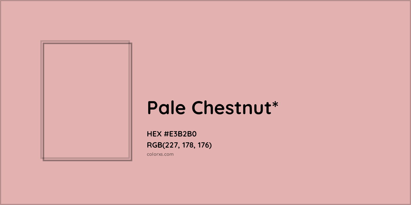 HEX #E3B2B0 Color Name, Color Code, Palettes, Similar Paints, Images