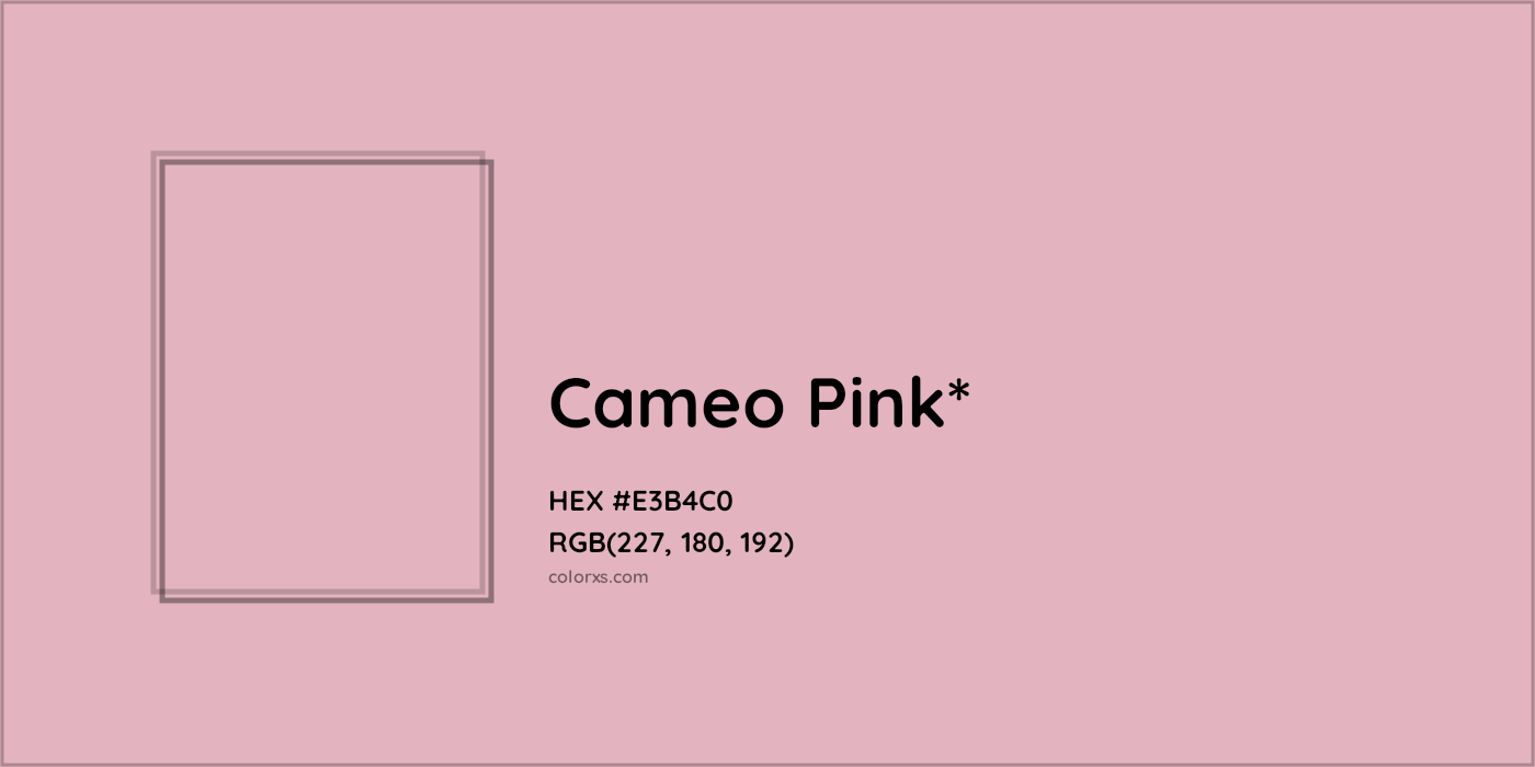 HEX #E3B4C0 Color Name, Color Code, Palettes, Similar Paints, Images
