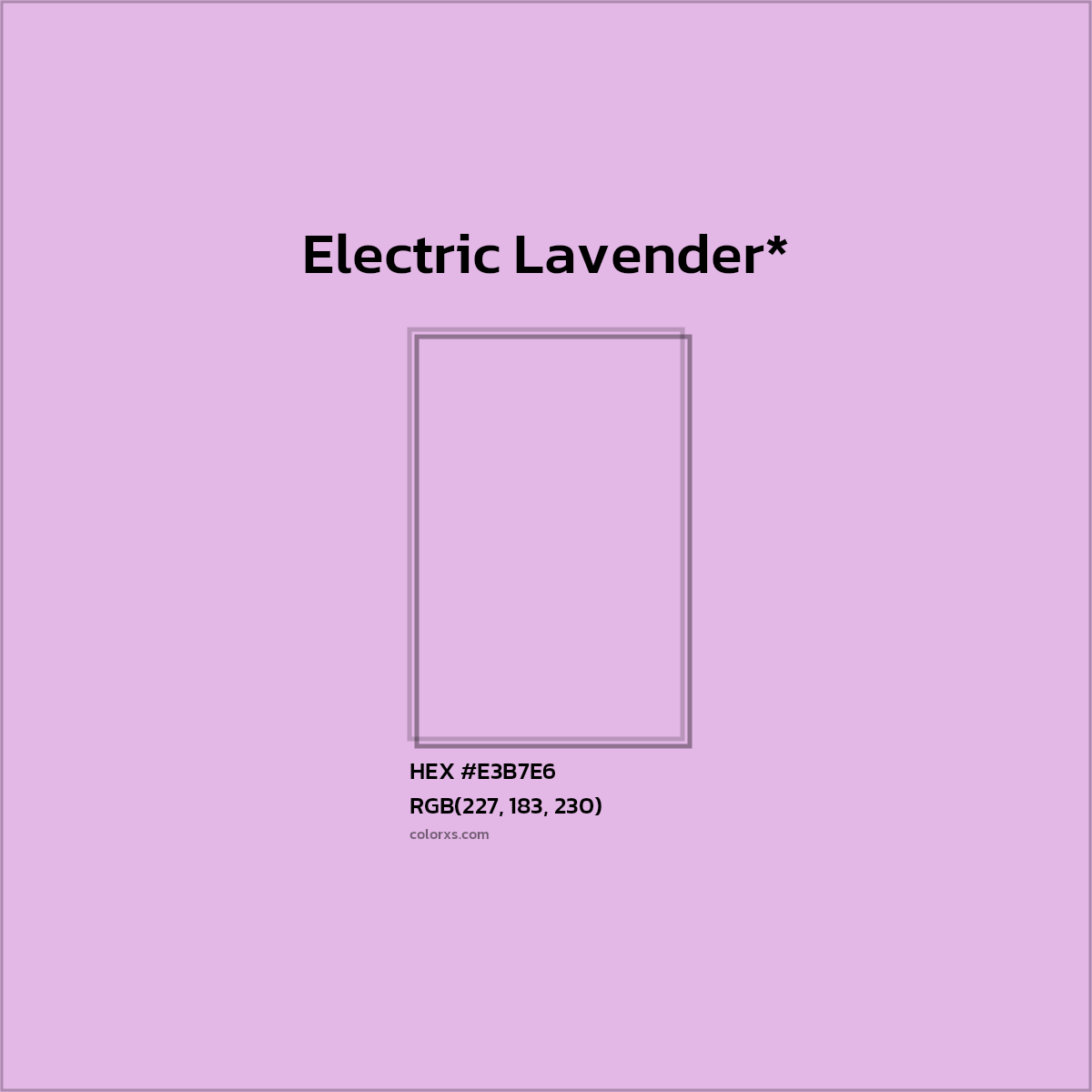 HEX #E3B7E6 Color Name, Color Code, Palettes, Similar Paints, Images