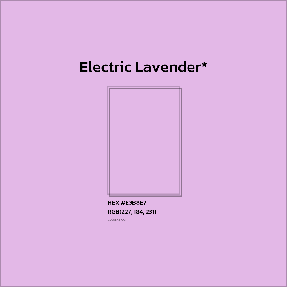 HEX #E3B8E7 Color Name, Color Code, Palettes, Similar Paints, Images