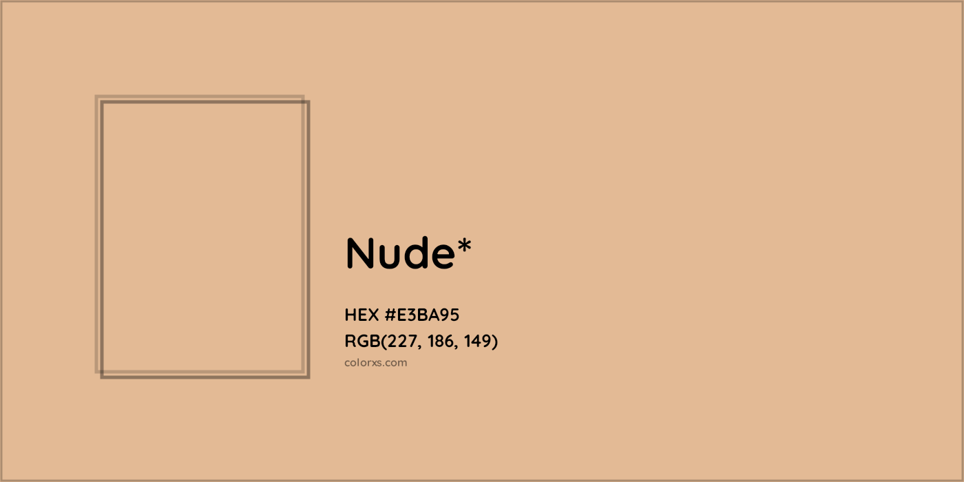 HEX #E3BA95 Color Name, Color Code, Palettes, Similar Paints, Images