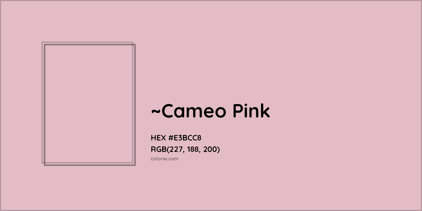HEX #E3BCC8 Color Name, Color Code, Palettes, Similar Paints, Images