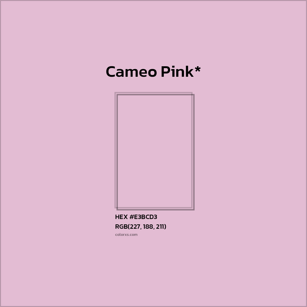 HEX #E3BCD3 Color Name, Color Code, Palettes, Similar Paints, Images