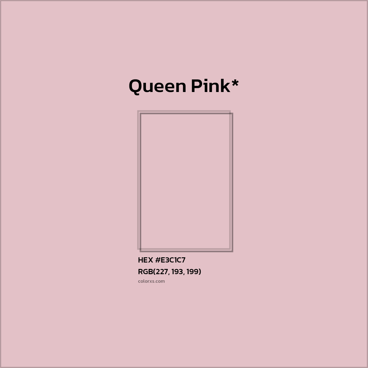 HEX #E3C1C7 Color Name, Color Code, Palettes, Similar Paints, Images