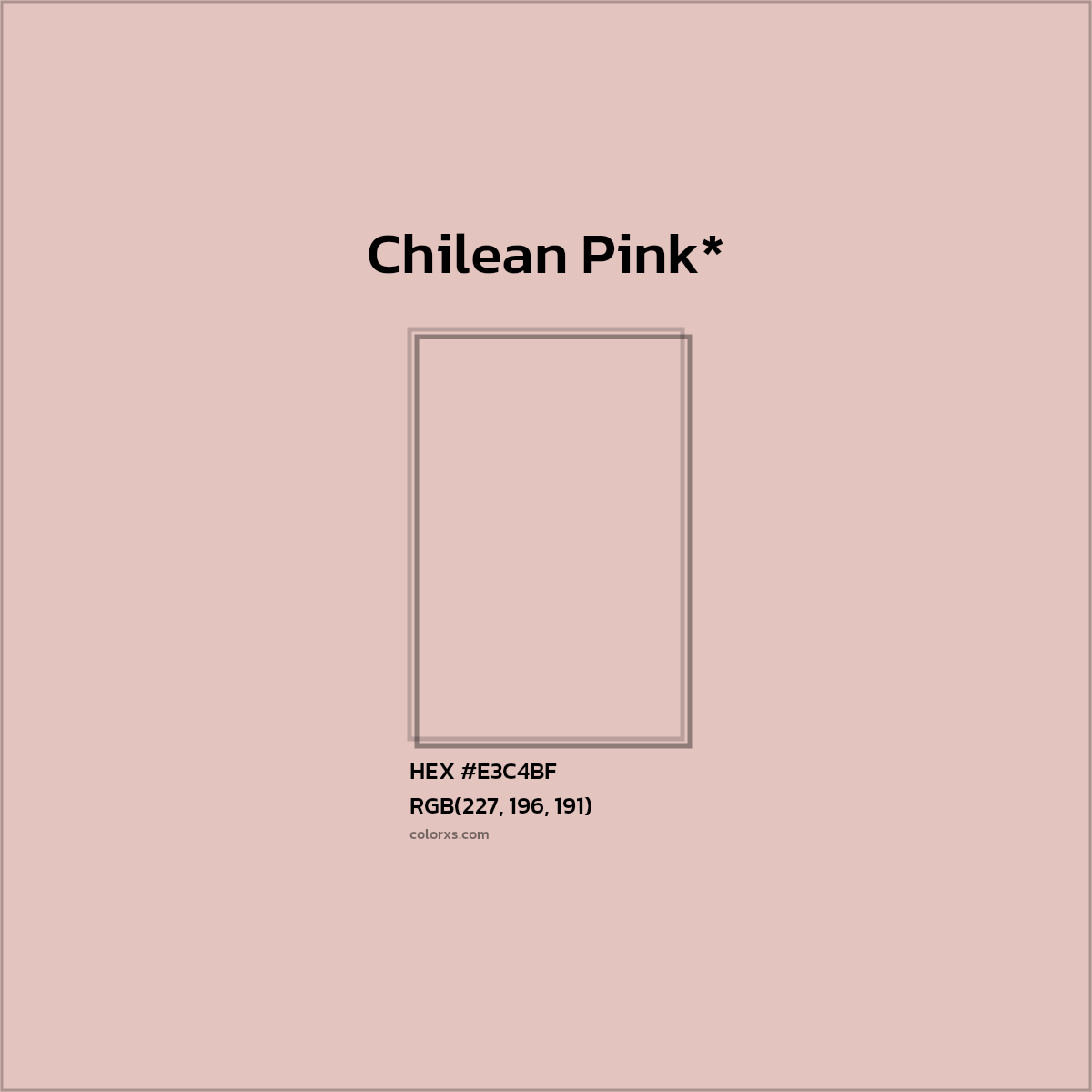 HEX #E3C4BF Color Name, Color Code, Palettes, Similar Paints, Images