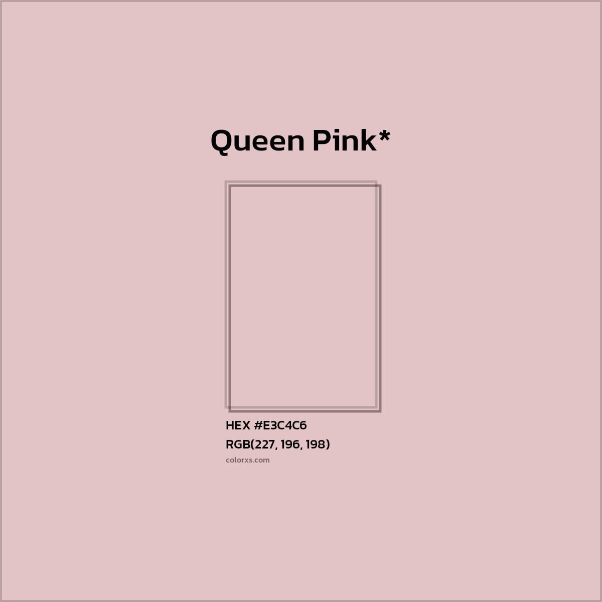 HEX #E3C4C6 Color Name, Color Code, Palettes, Similar Paints, Images