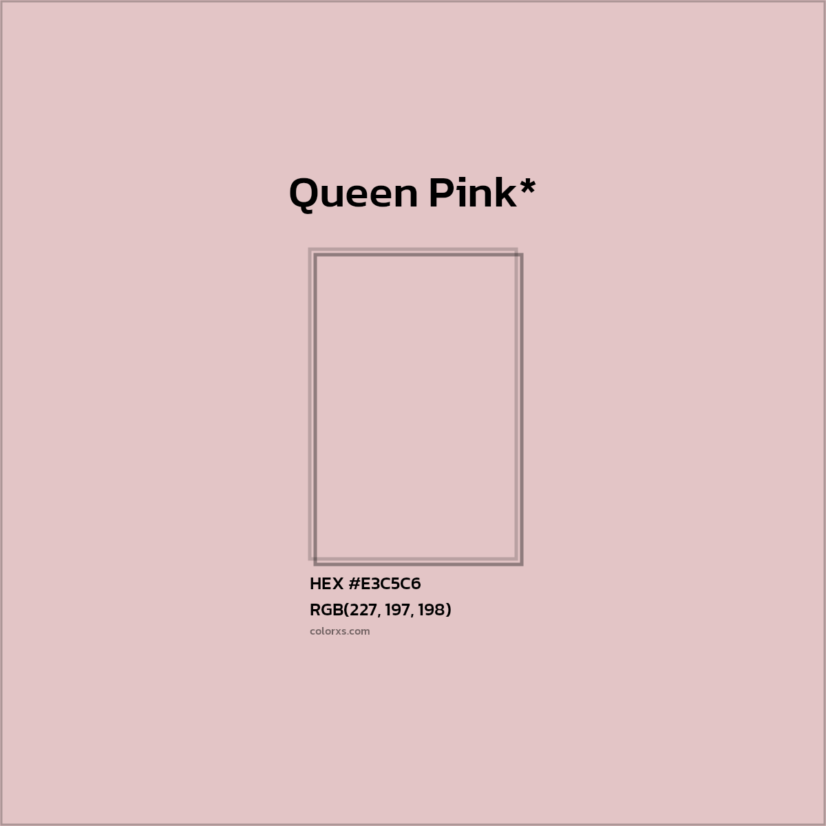 HEX #E3C5C6 Color Name, Color Code, Palettes, Similar Paints, Images