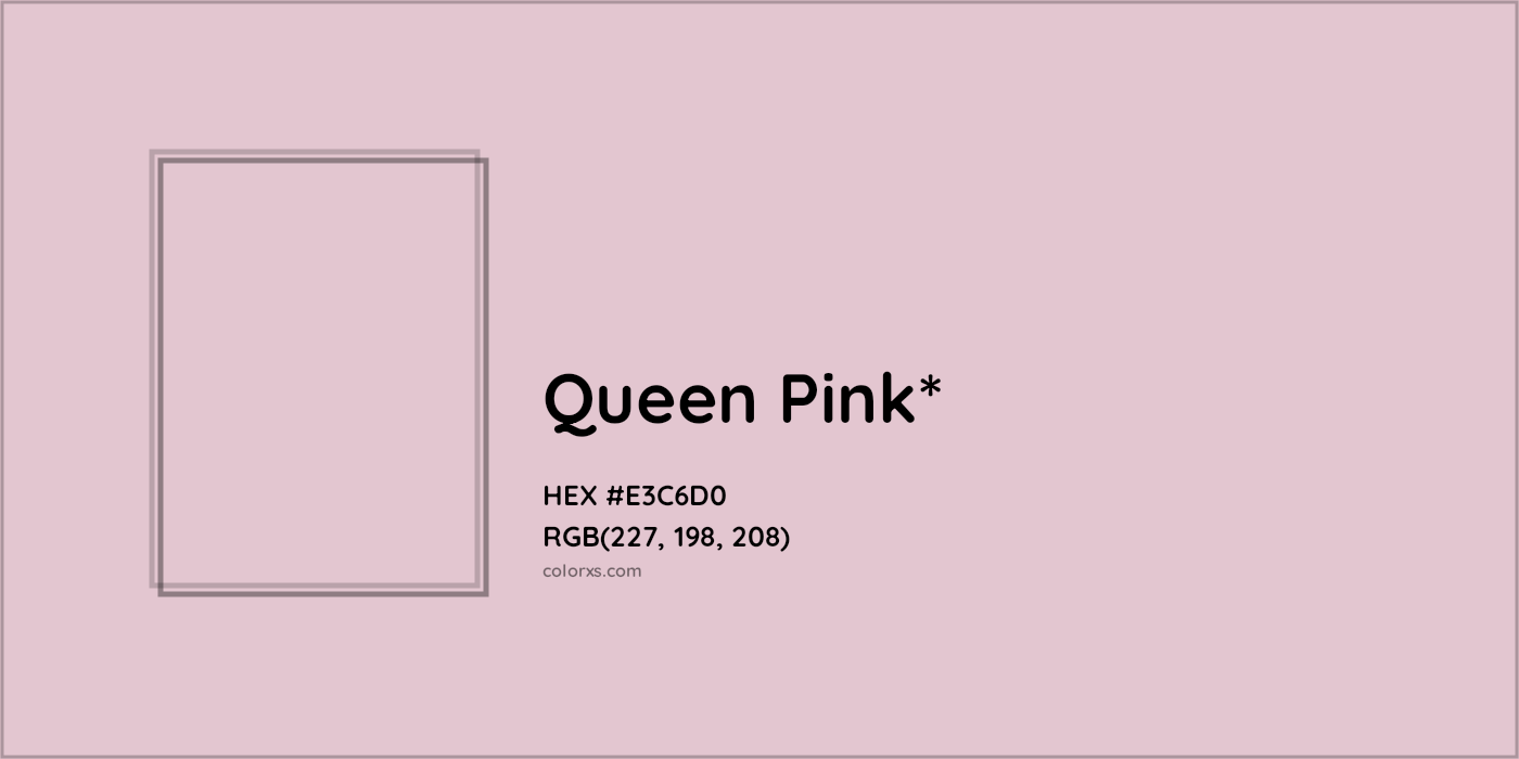 HEX #E3C6D0 Color Name, Color Code, Palettes, Similar Paints, Images