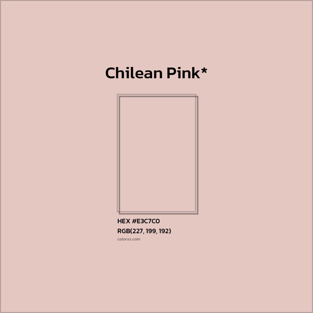 HEX #E3C7C0 Color Name, Color Code, Palettes, Similar Paints, Images