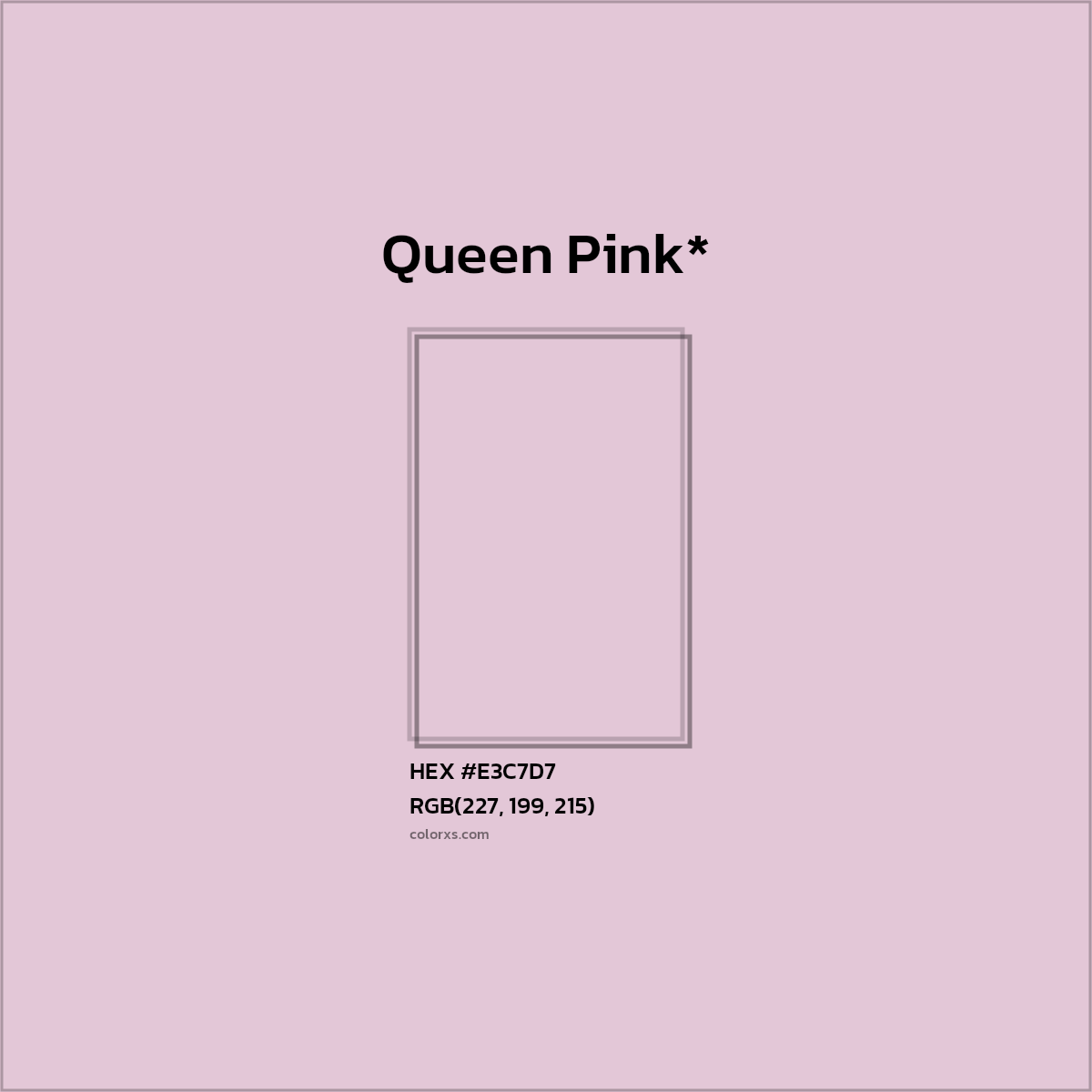 HEX #E3C7D7 Color Name, Color Code, Palettes, Similar Paints, Images