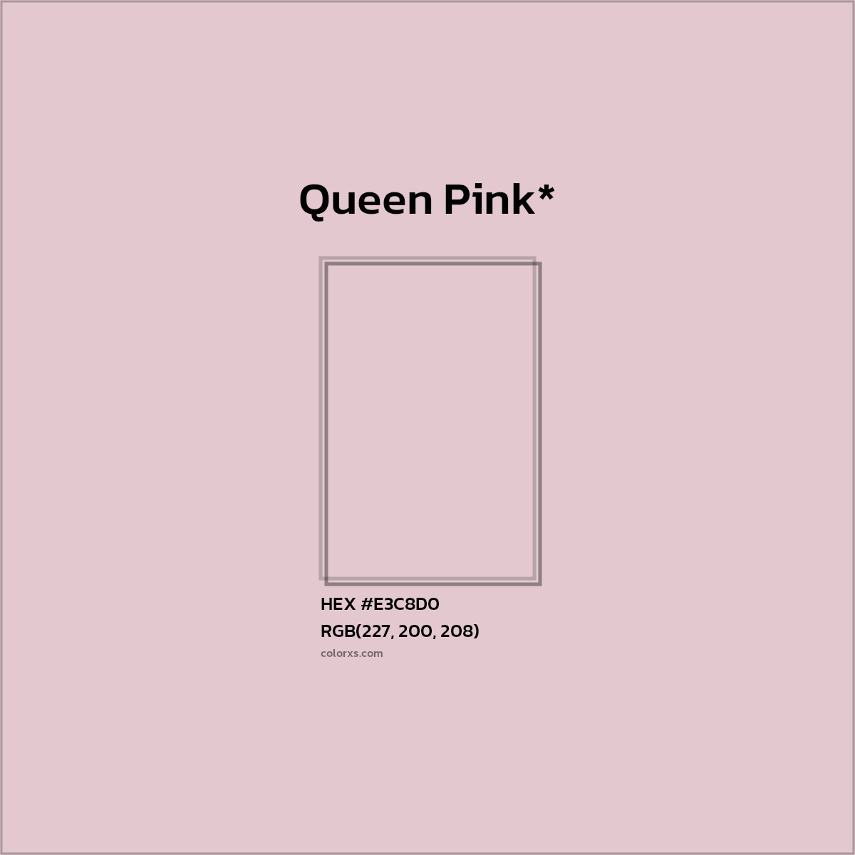 HEX #E3C8D0 Color Name, Color Code, Palettes, Similar Paints, Images